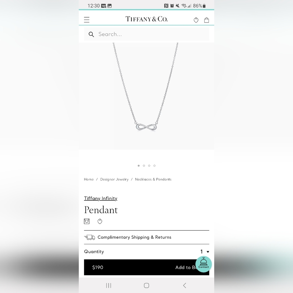 Tiffany Infinity